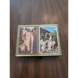 Congress Playing Cards  Vintage waterfalls 2 Decks